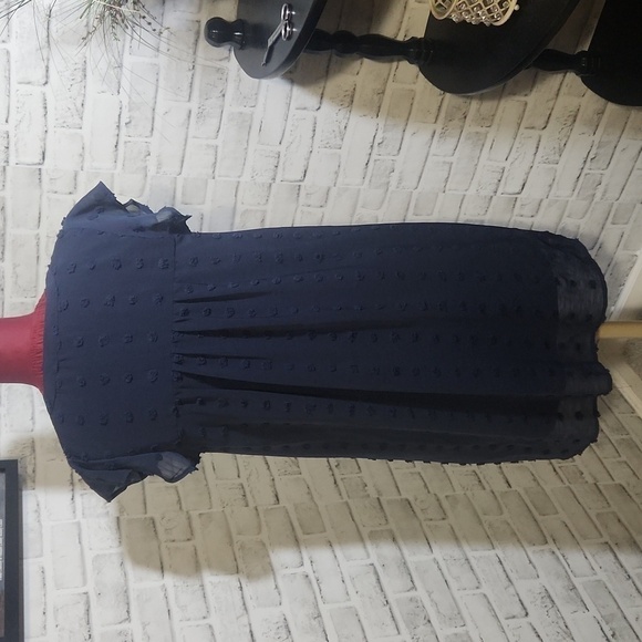 Jodifl SZ S Navy Blue Babydoll Dress - Picture 2 of 10